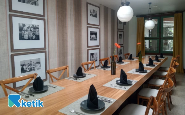 Foto View La Regina, Ristorante Italiano di The Shalimar Boutique Hotel Malang. (Foto: Aliyah/Ketik.com)