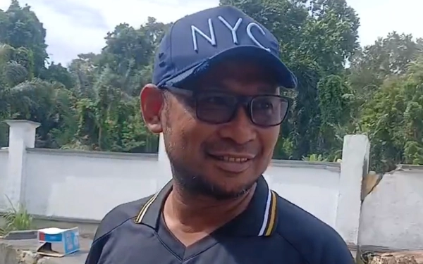 Foto Chcel, Coach Humanis Fc (Foto: Andi Gibran For Ketik.com)