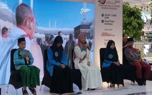 Foto Dimeriahkan lomba tahfidz Alquran tingkat SD hingga SMA. (Foto: David/Ketik.com)