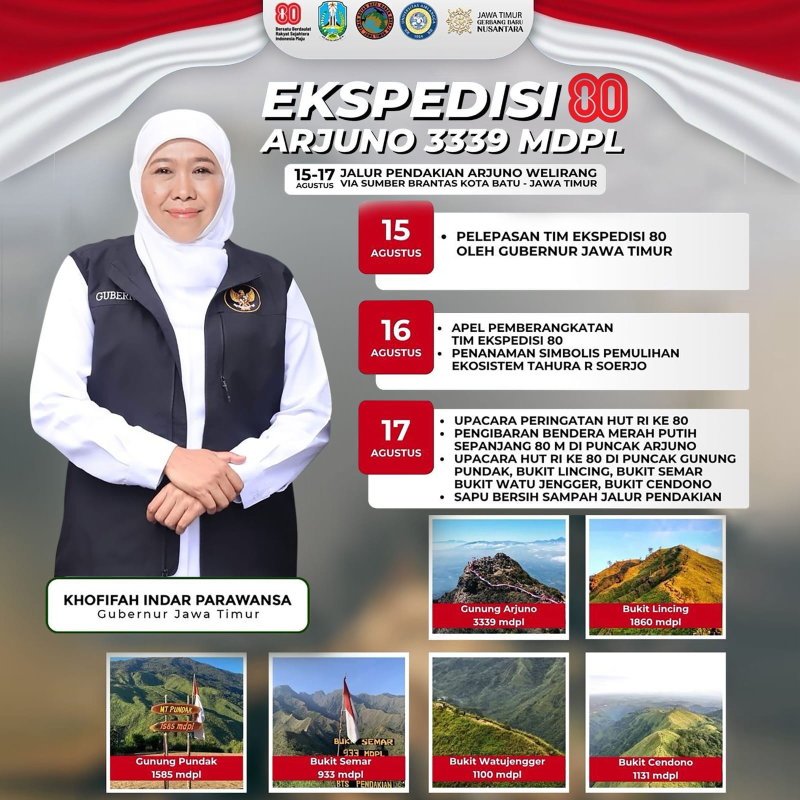Momen Ekspedisi 80 Pendakian Gunung Arjuno - Welirang