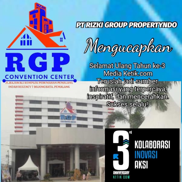 Ucapan HUT Ke-3 Ketik.com oleh PT. Rizky Group Propertyndo