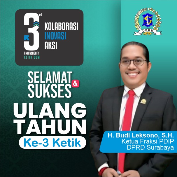 Ucapan HUT Ke-3 Ketik.com oleh H. Budi Leksono, S.H