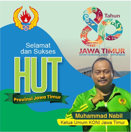 Ucapan HUT ke 80th Jawa Timur oleh Muhammad Nabil