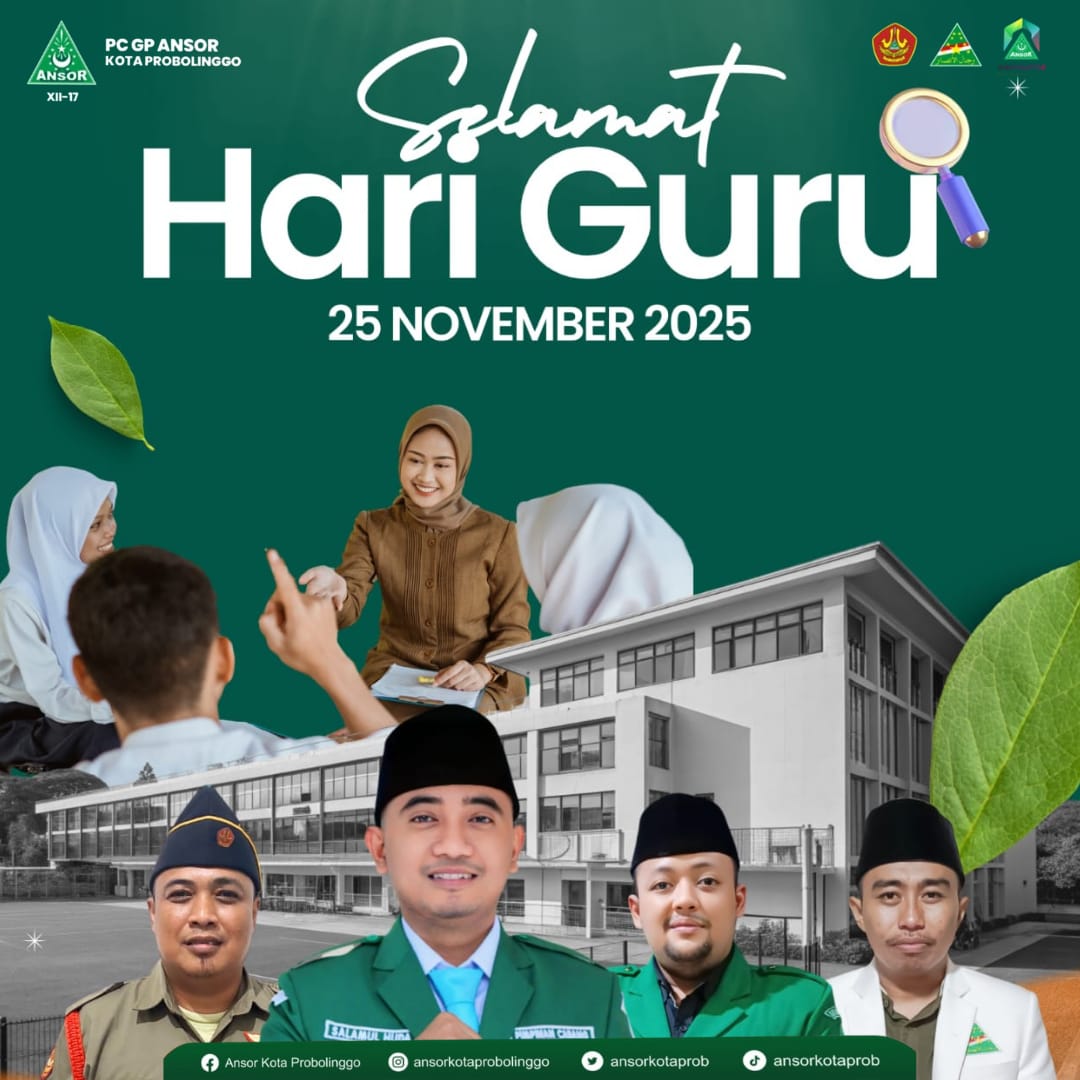 Ucapan Selamat Hari Guru oleh PC GP Ansor Kota Probolinggo