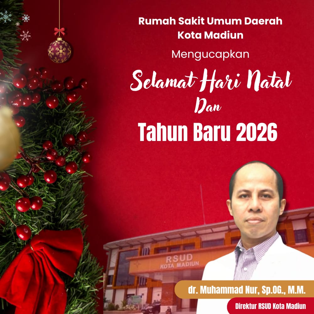 Ucapan Selamat Hari Natal dan Tahun Baru 2026 oleh Direktur RSUD Kota Madiun