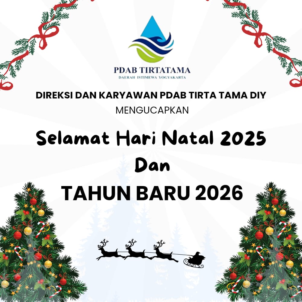 Ucapan Selamat Natal 2025 dan Tahun Baru 2026 oleh PDAB Tirtama DIY