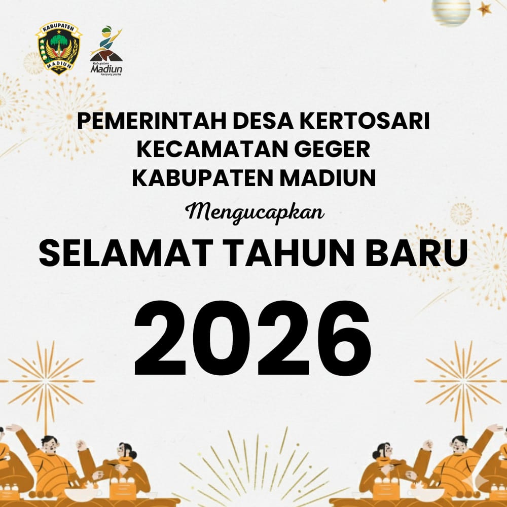 Ucapan Selamat Natal 2025 dan Tahun 2026 oleh Pemerintah Desa Kertosari Kecamatan Geger Kabupaten Madiun
