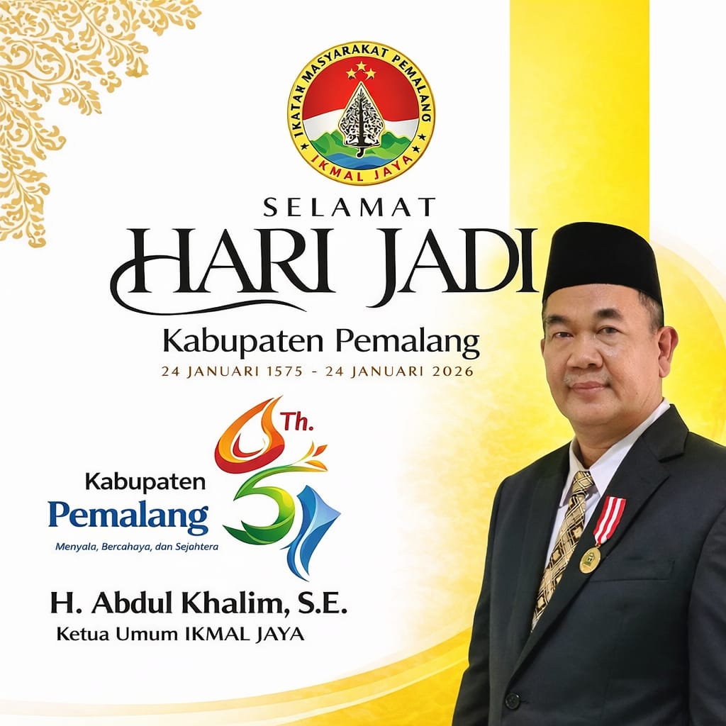 Kabupaten Pemalang oleh H.Abdul Khalim,S.E. - Ketua Umum IKMAL JAYA