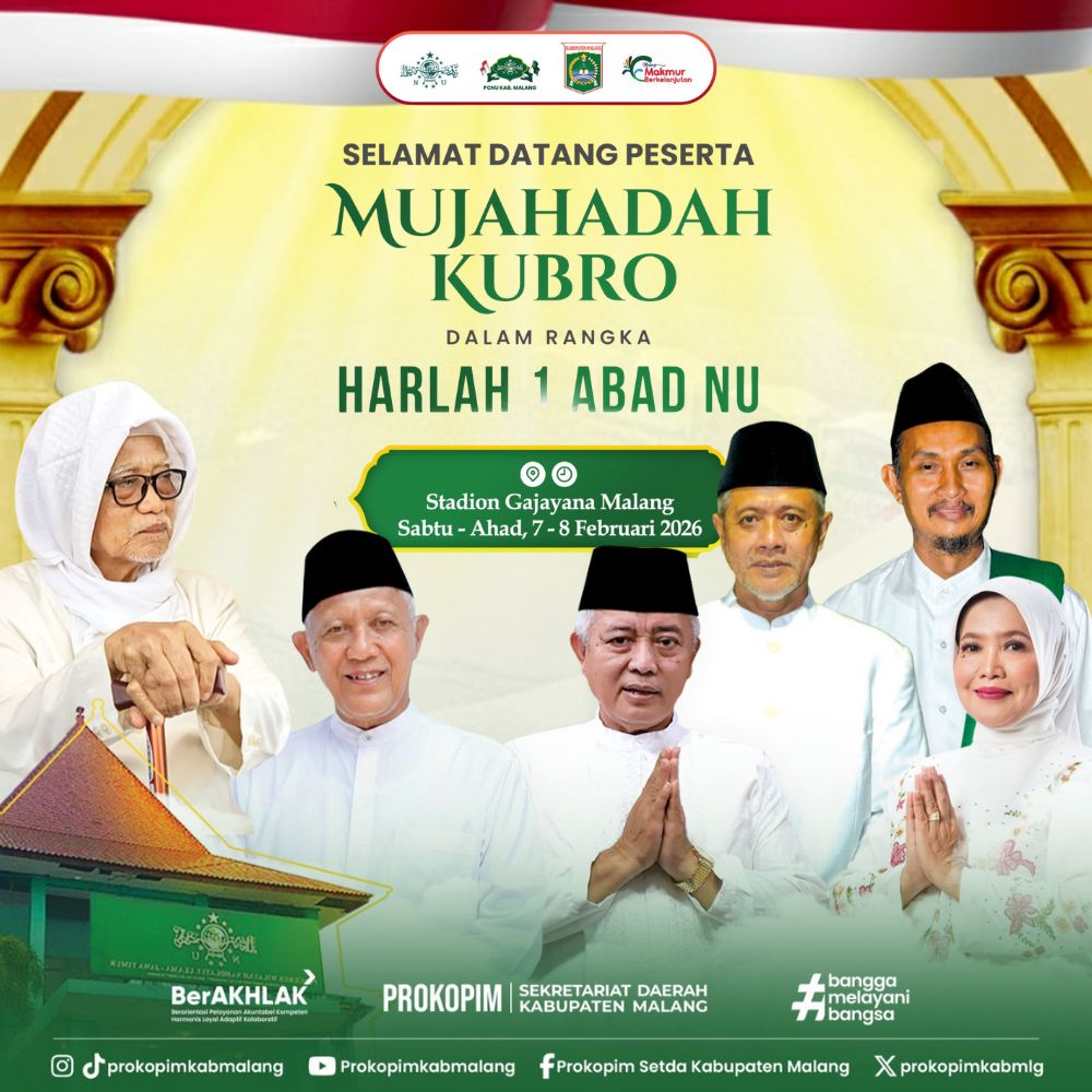 Selamat Datang Peserta Mujahadah Kubro  dalam Rangka Harlah 1 Abad NU