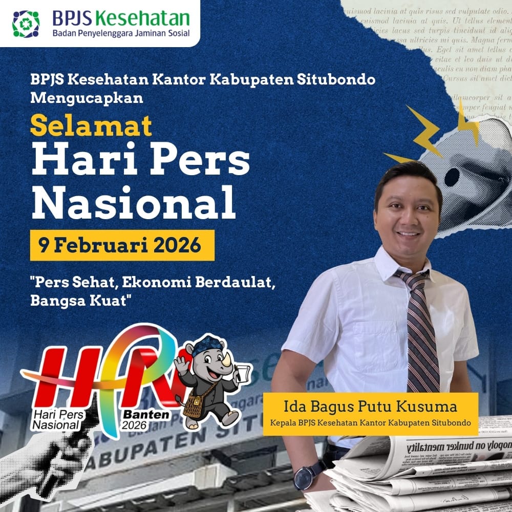 Ucapan Hari Pers Nasional oleh Kepala BPJS Kesehatan Kantor Kabupaten Situbondo