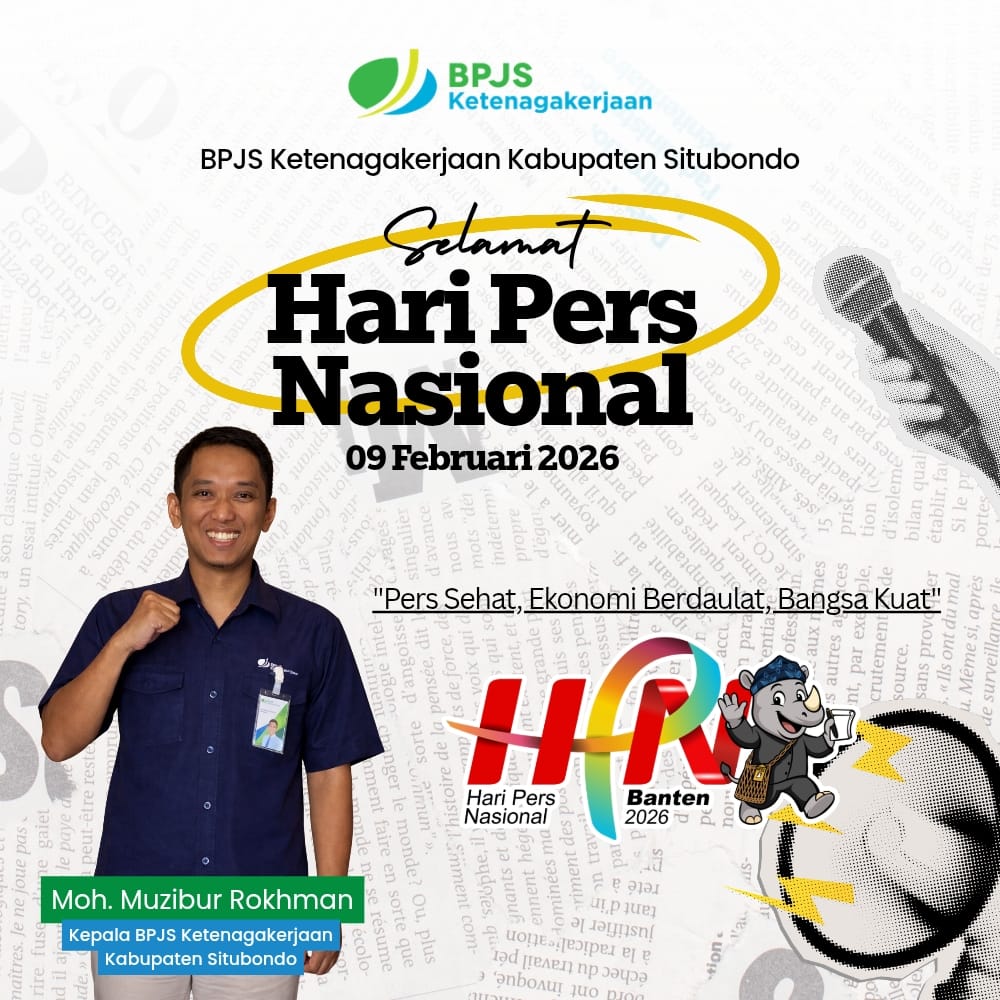 Ucapan Selamat Hari Pers Nasional oleh Kepala BPJS Ketenagakerjaan Kabupaten Situbondo