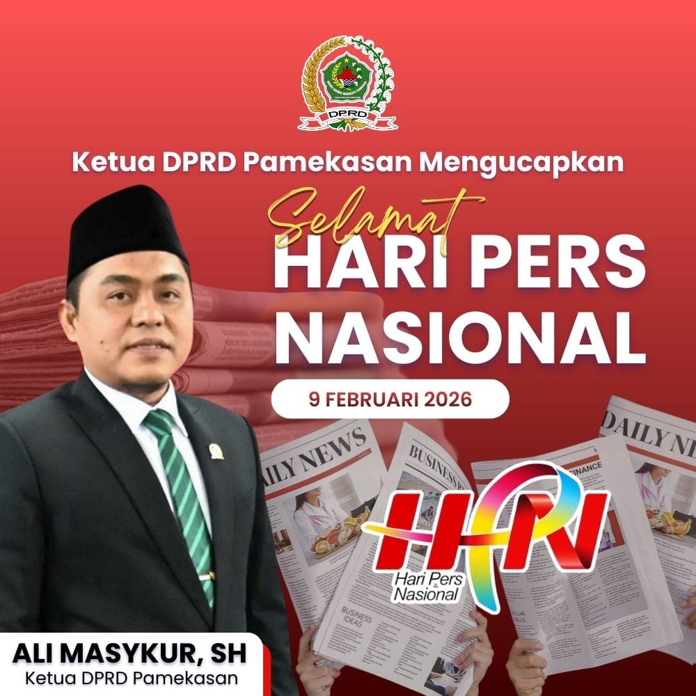 Ucapan Selamat Hari Pers Nasional oleh Ketua DPRD Pamekasan