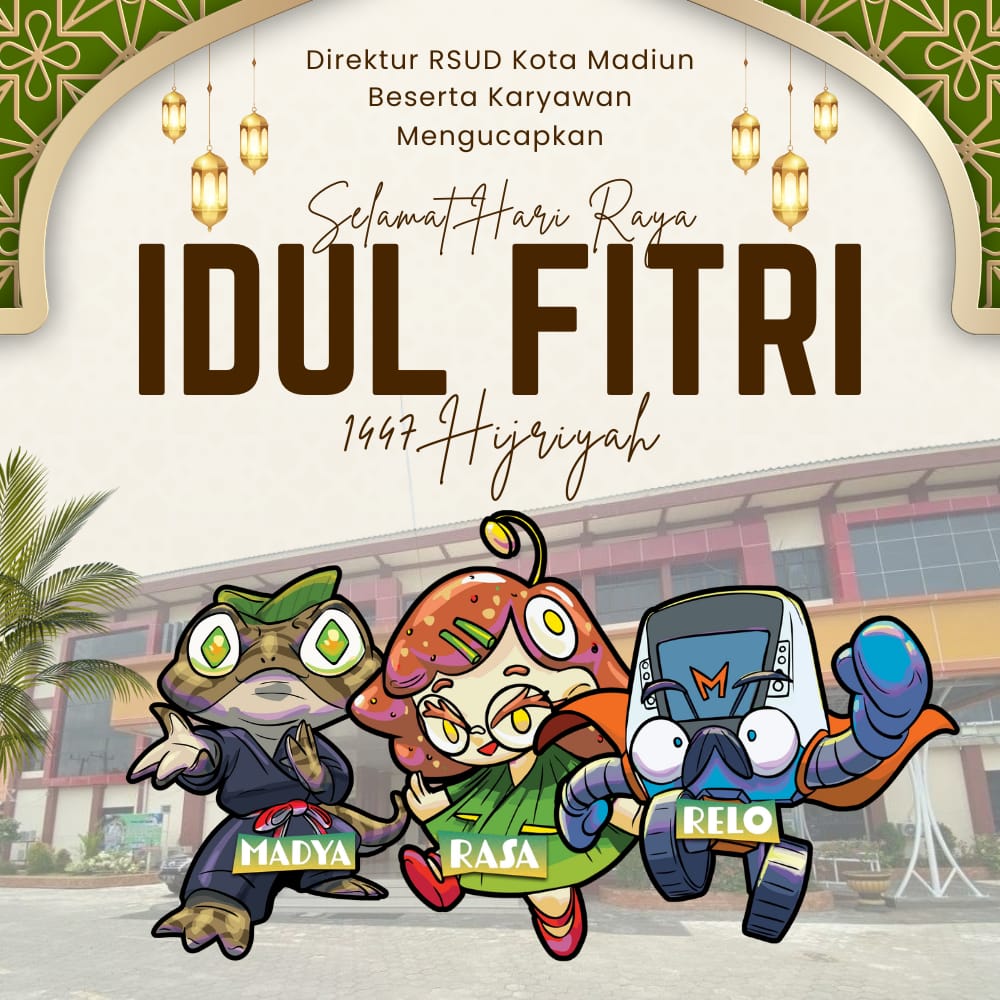Ucapan Selamat Hari Raya Idul Fitri 1447 Hijriyah oleh Direktur RSUD Kota Madiun