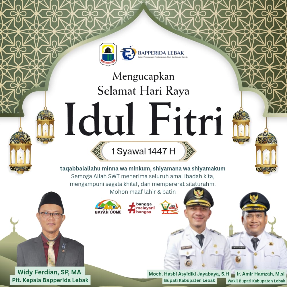 Penayangan Iklan Display Ucapan Idul Fitri 1447 Hijriyah oleh Bapperida Lebak melalui media online nasional Ketik.com pada 11 Maret 2026