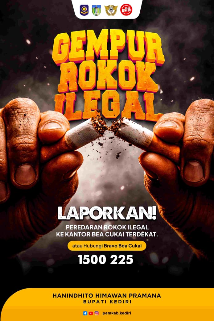 ‪‬ Penayangan Gempur Rokok Ilegal oleh Satpol PP Kabupaten Kediri