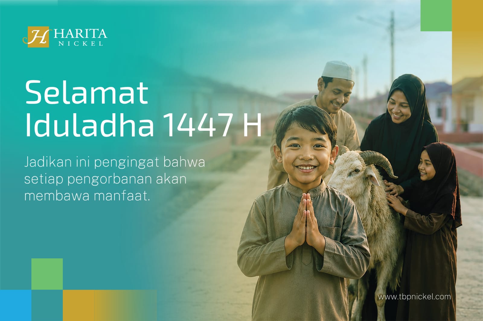 Ucapan Selamat Hari Raya Idul Adha 1447H oleh Harita Nickel