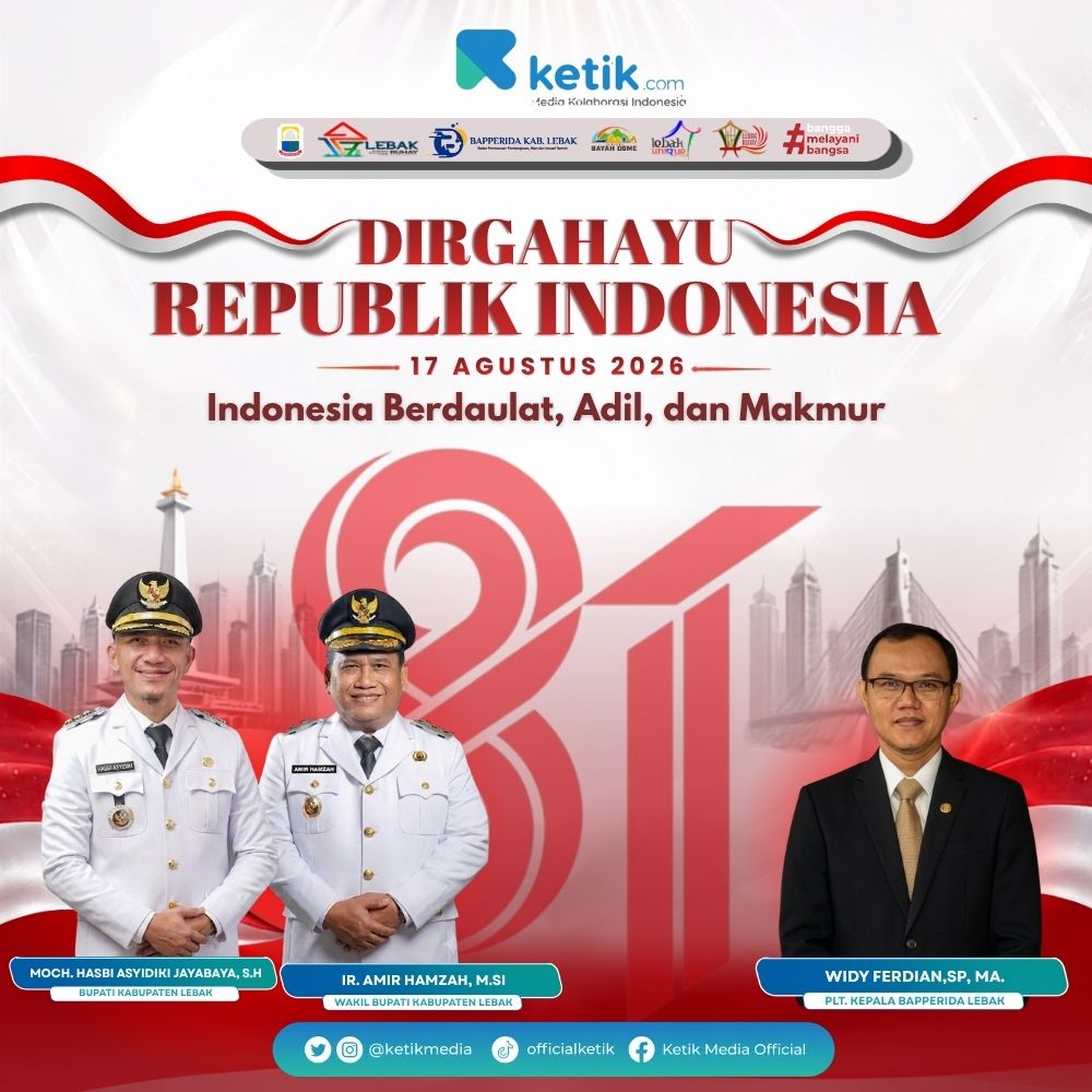 Display Ucapan Dirgahayu Republik Indonesi ke 81