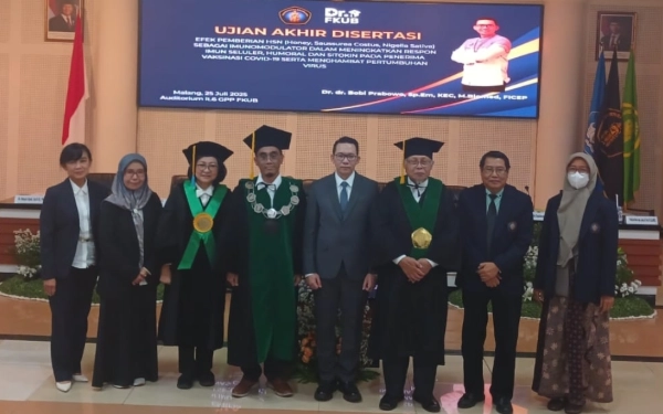 Thumbnail Berita - Riset HSN Jadi Pencegah Covid-19 Antarkan dr Boby Prabowo Raih Gelar Doktor FK UB