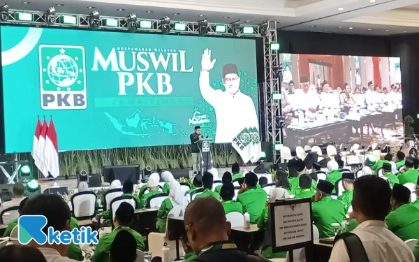 Thumbnail Berita - Ketua Umum PKB Muhaimin Iskandar Muhaimin Ajak Kader PKB Rebut Kembali Kepercayaan Masyarakat Jawa Timur