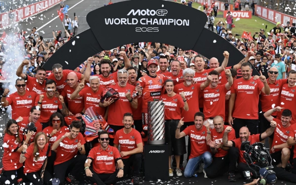 Thumbnail Berita - Marquez Juara Dunia MotoGP 2025 Usai Finis Kedua di Jepang
