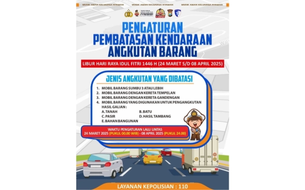 Thumbnail Berita - Libur Hari Raya Idulfitri, Ini 4 Jenis Angkutan Barang yang Dibatasi di Kabupaten Malang