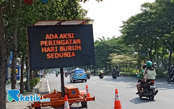 May Day 2025, Dishub Pasang Videotron Hingga Gratiskan Bus Trans Jatim