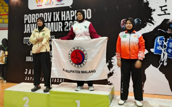 Thumbnail Berita - Porprov Jatim 2025, Kabupaten Malang Raih 2 Medali dari Cabor Hapkido