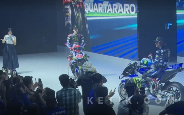 Thumbnail Berita - Yamaha Resmi Luncurkan Livery MotoGP 2026 di Jakarta, Era V4 Dimulai!