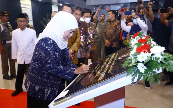 Tingkatkan Kompetensi, Gubernur Khofifah Resmikan Gedung Baru BKD Jatim