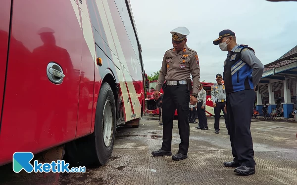 Sambut Lebaran, Dishub Pacitan Gelar Ram Cek Gabungan