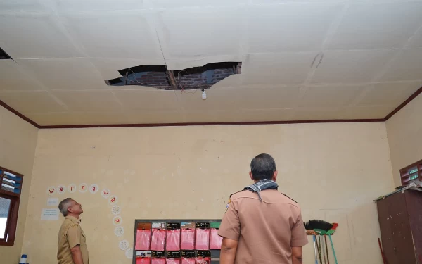 Dindik Pacitan akan Perbaiki Atap SDN Kledung