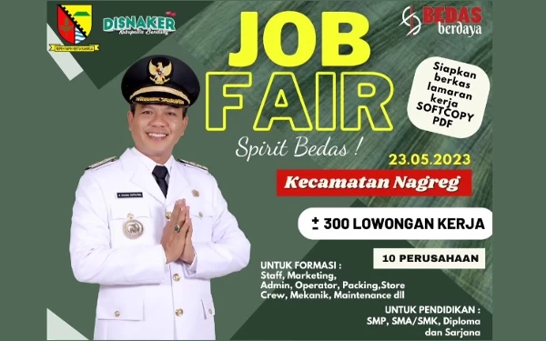 Info Loker: Job Fair Disnaker Kabupaten Bandung Hadir di Kecamatan Nagreg