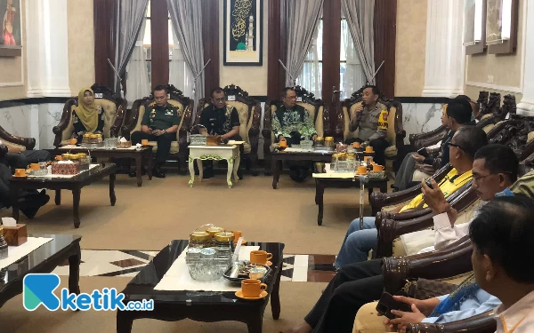 Jelang Masa Kampanye, Forkopimda Kumpulkan Ketua Parpol Ajak Jaga Bondowoso Kondusif
