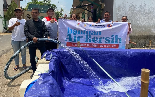 Thumbnail Berita - Pertamina Hulu Energi Tuban East Java Konsisten Distribusi Air Bersih ke Masyarakat Terdampak Kekeringan