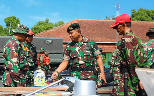 Gelar Apel Siap Siaga, Yonbekang 2 Kostrad Antisipasi Potensi Bencana