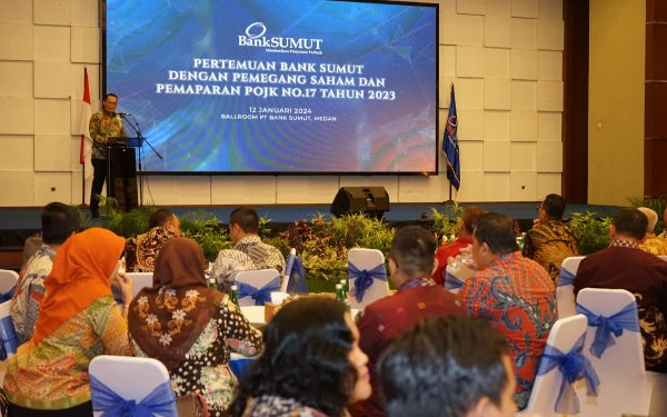 Bupati Hadiri Pertemuan PT Bank Sumut dengan Seluruh Pemegang Saham