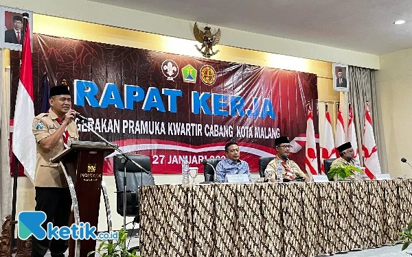 Buka Rakercab, Pimpinan Kwarda Jatim Kiagus Firdaus Ajak Pramuka Kota Malang Produktifkan Aset Lahan Tidur