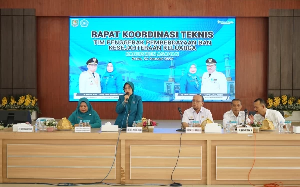 Rakornis Pertama TP PKK Kabupaten Asahan Tahun 2024, Dorong Inovasi Bangun Desa