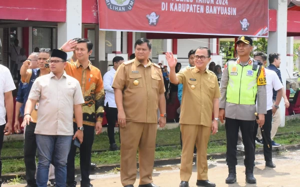 Pj Bupati Banyuasin Hani Rustam Ajak Masyarakat Kompak Jalani Pemilu 2024 Berintegritas