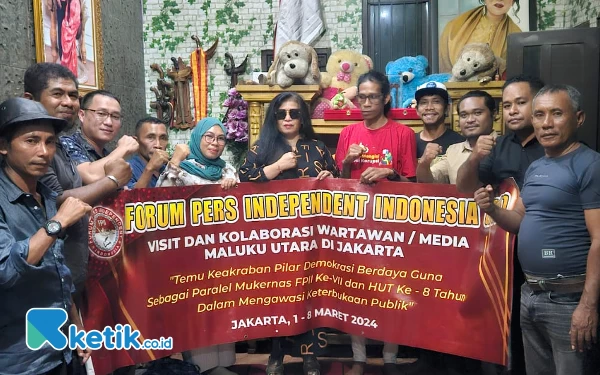 FPII Malut Sambangi Rumah Ketua Presidium, Dapat Arahan dari Noven Saputera