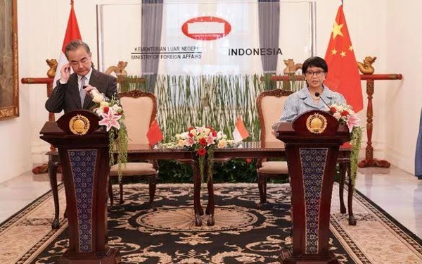 Dikunjungi Menlu China, Indonesia Tegaskan Terus Desak PBB Jadikan Palestina Anggota Penuh