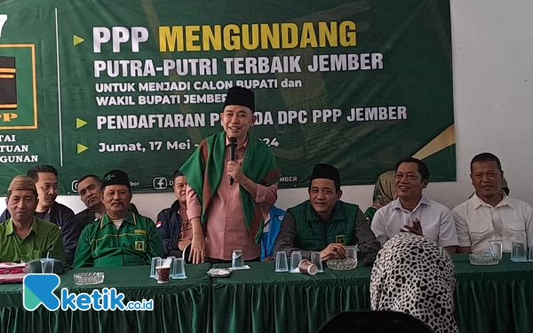 Gus Fawait Jadi Pendaftar Terakhir Penjaringan Bacabup PPP Jember