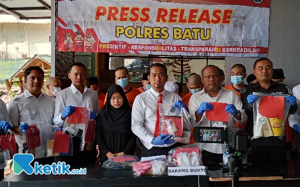 Top! Polres Batu Sukses Amankan Narkoba Senilai Ratusan Juta Rupiah