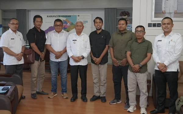 Terima Audiensi SMSI Kabupaten Asahan, Ini Harapan Bupati Asahan