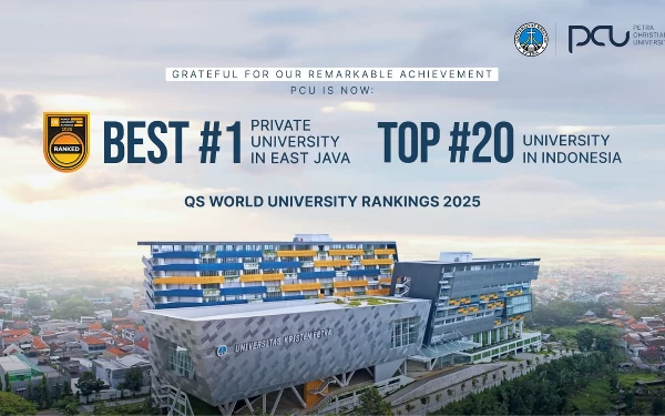 Universitas Petra Duduki Peringkat 1 PTS Terbaik Se-Jatim