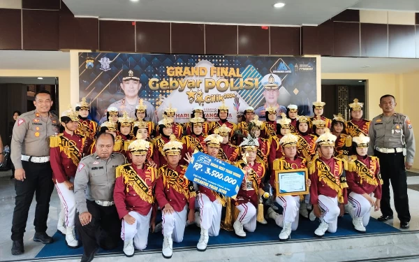 Polisi Cilik Polres Batu Raih Juara Team Terbaik Tingkat Polda Jatim
