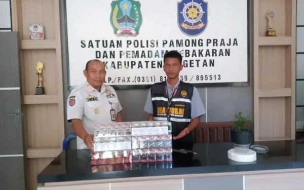 Satpol PP Magetan Gencarkan Sosialisasi Pencegahan Rokok Ilegal
