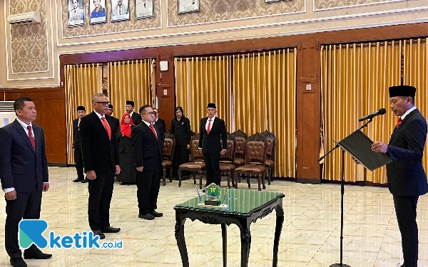 Priyo Sudibyo Dilantik Jadi Dirut Perumda Tugu Tirta Kota Malang