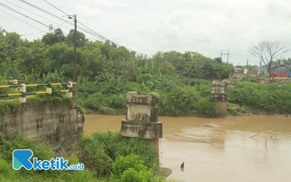 Usai Roboh Tiga Tahun Silam, Kini Jembatan Patihan Kota Madiun Dalam Pembangunan
