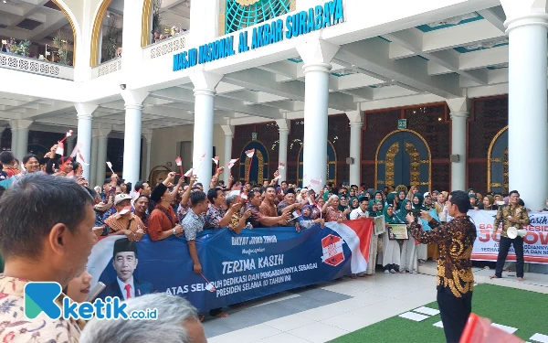 Pernikahan Putra Ketiga Khofifah di Masjid Nasional Al-Akbar Dipadati Ribuan Masyrakat
